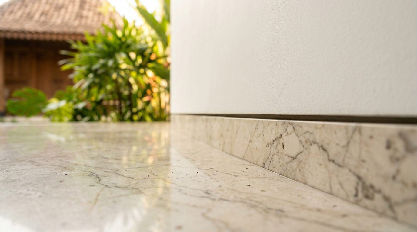 Detail konstruksi shadow gap untuk finishing interior yang bersih dan eksklusif